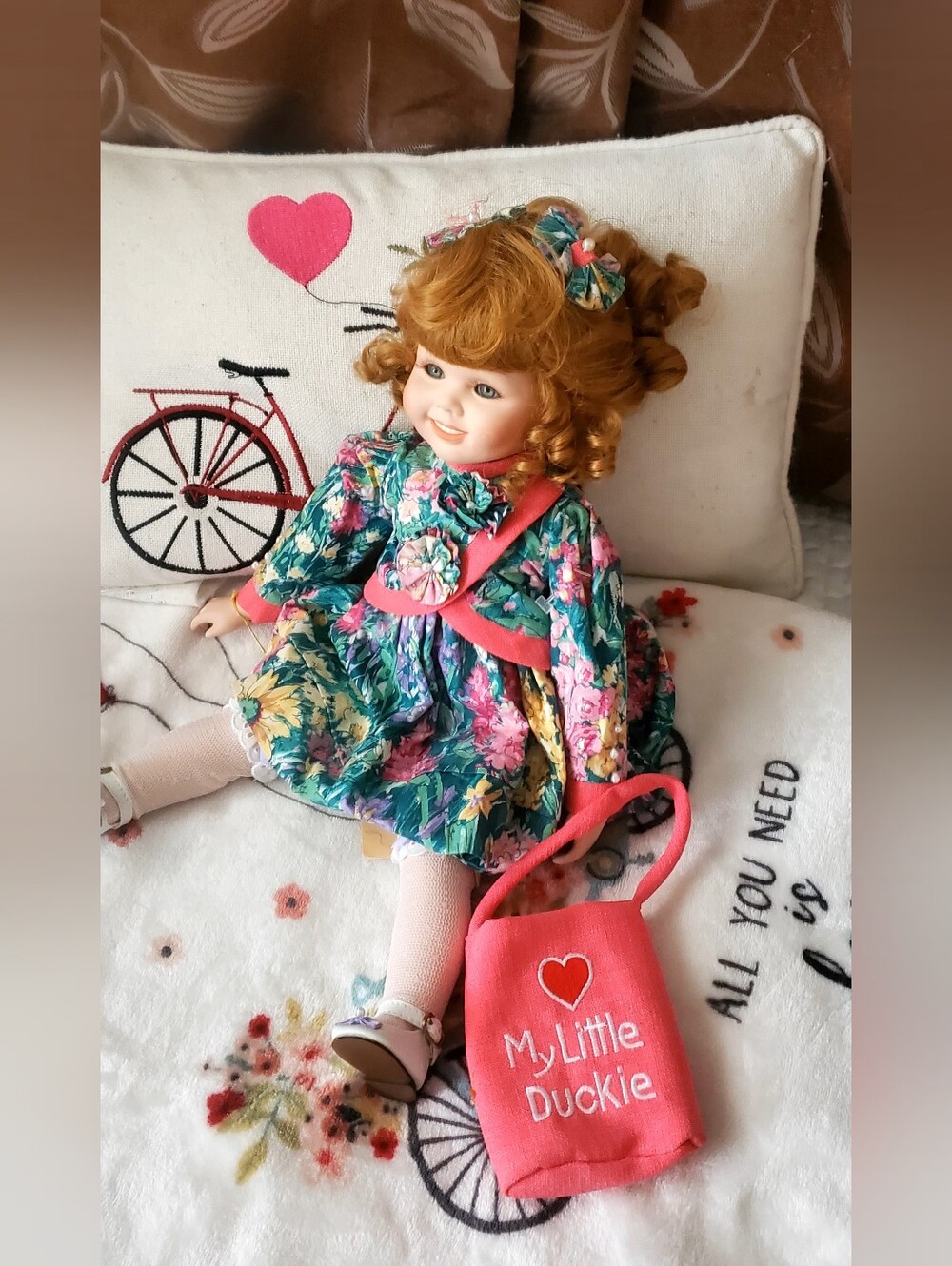 Goebel An Original Limited Edition Musical Porcelain Doll” Peggy” By BETTE BALL